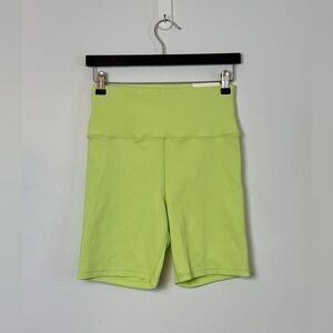 NWT - Offline by AERIE - Goals Ribbed High Rise Shorts. Paris Green. Large